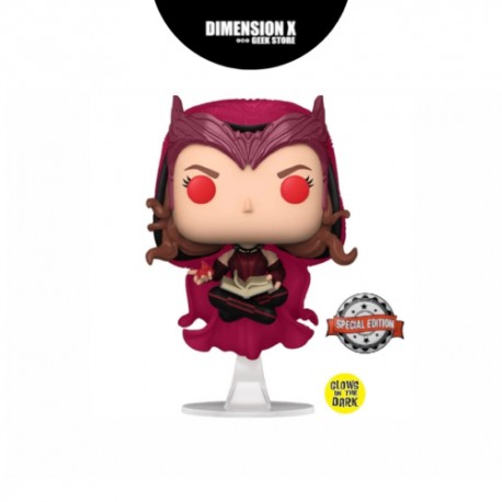 Funko Pop Scarlet Witch with Darkhold Glow – Marvel