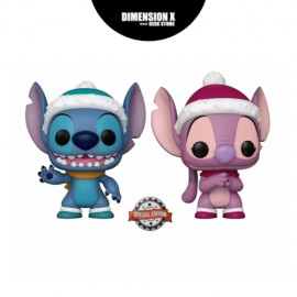 Funko Pop Stitch and Angel Holiday – Disney