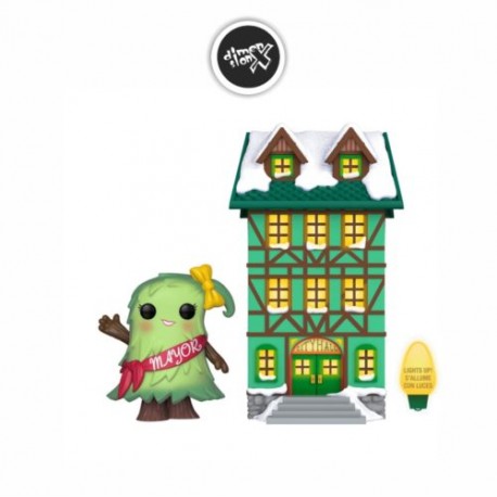Funko Pop Town Mayor Patty Noble With City Hall – Peppermint Lane